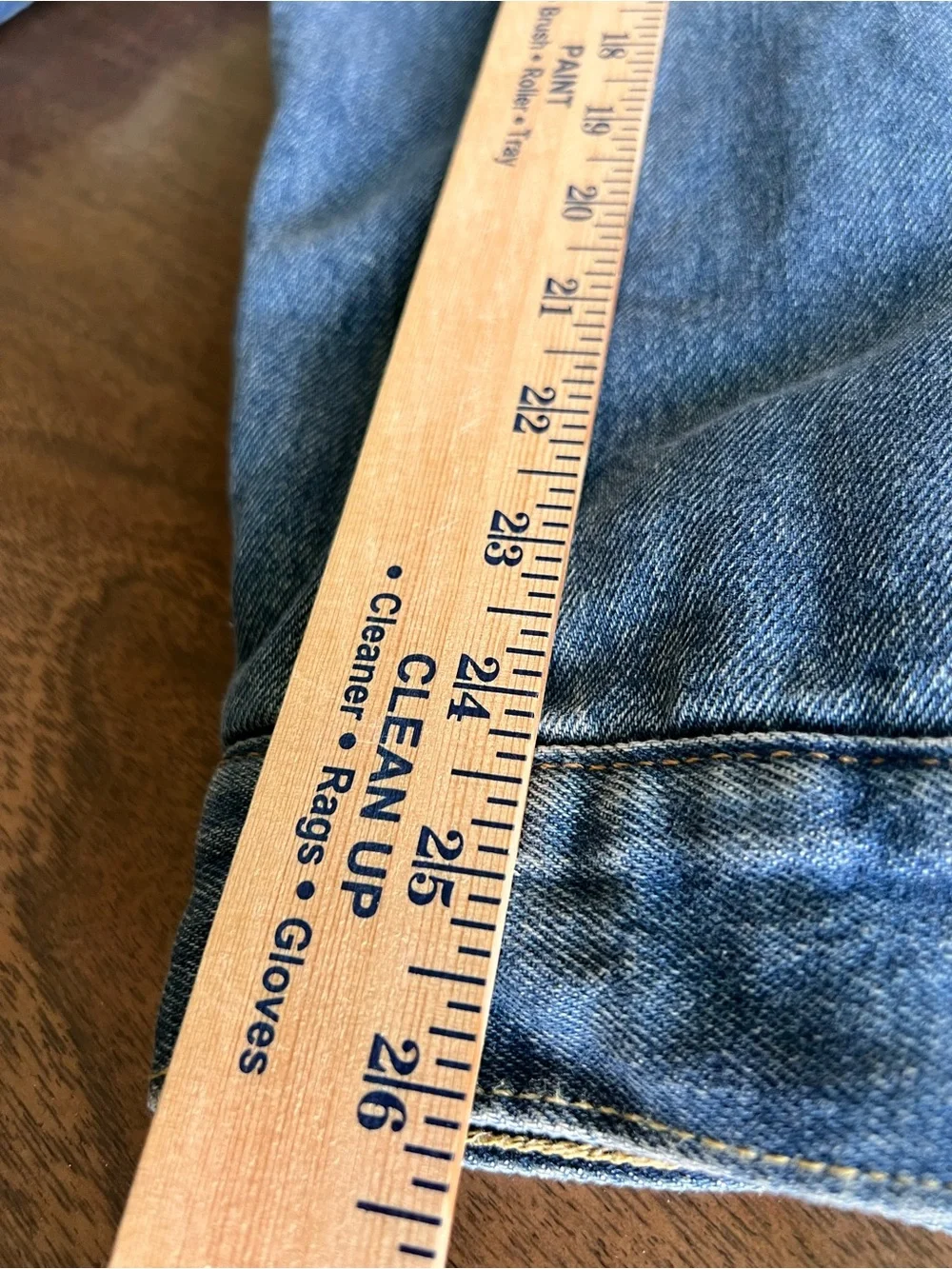 Levi’s Mens XL Sherpa Lined Denim Trucker Jacket Blue Jean Fleece Western - Picture 7 of 8